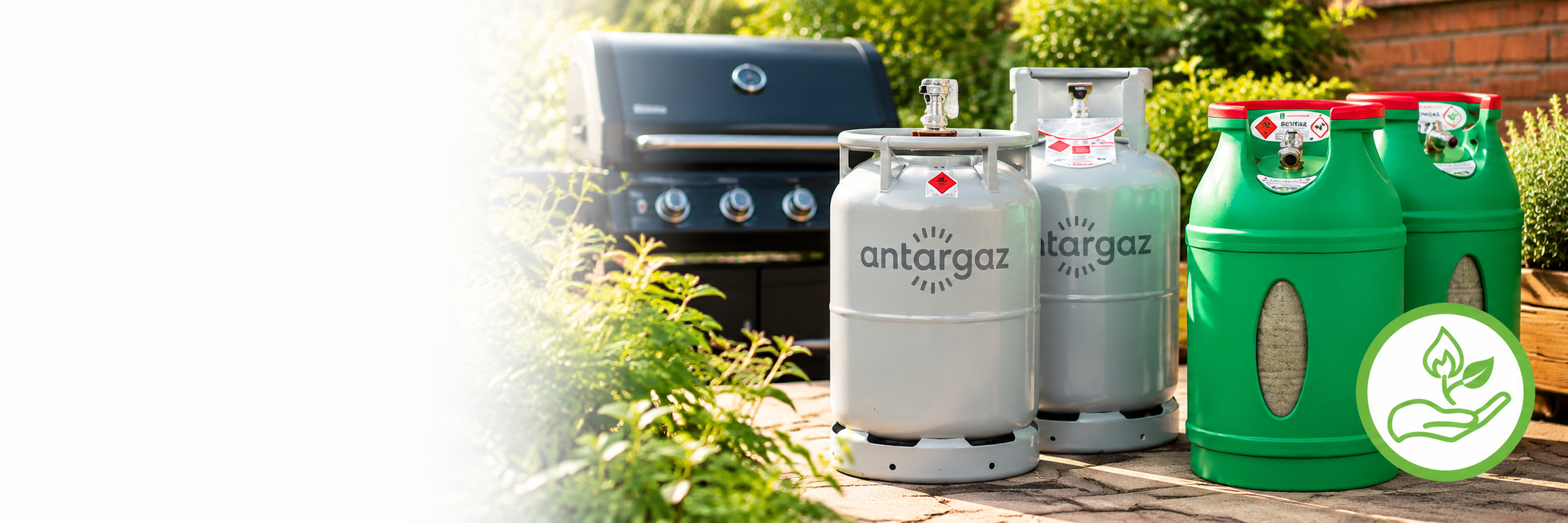 Antargaz en Benegas gasflessen