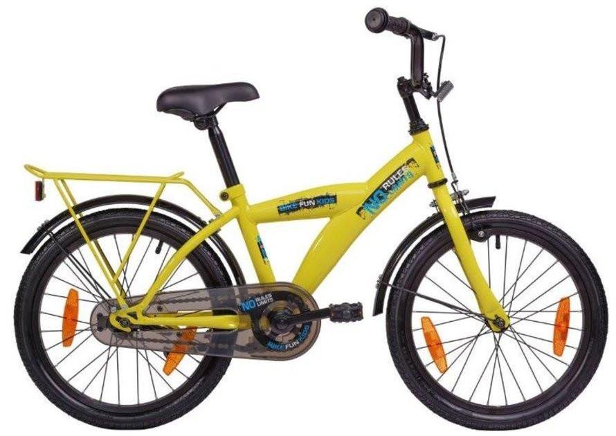 Bike Fun No Rules 18 inch geel
